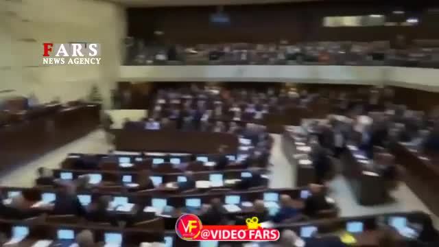 ट्रम्प के सहायक के भाषण के दौरान इस्राईली संसद में विरोध और मुठभेड़। VIDEO