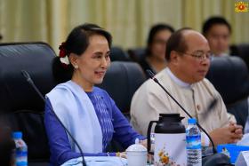 အတုိင္ပင္ခံပုဂၢိဳလ္ ေဒၚေအာင္ဆန္းစုၾကည္ ရခုိင္ျပည္နယ္ဆုိင္ရာ အႀကံျပဳခ်က္မ်ားအေပၚ အေကာင္အထည္ေဖာ္ေဆာင္ရြက္ေရးေကာ္မတီ၏ အႀကံေပးအဖဲြ႕အ