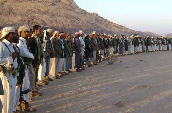 قبائل "بني شداد" اليمنية تبدأ التجنيد الطوعي وتعلن النفير العام