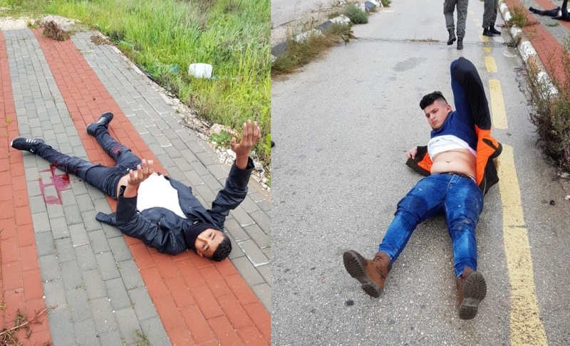Zionist occupied forces shoots two Palestinians after alleged stabbing attempt near Nablus