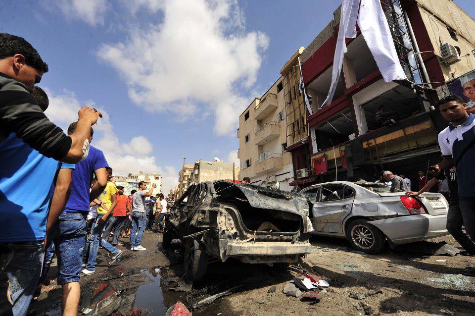 بعثة الأمم المتحدة تدين "تفجير بنغازي" والسلطات تعلن عدد الضحايا