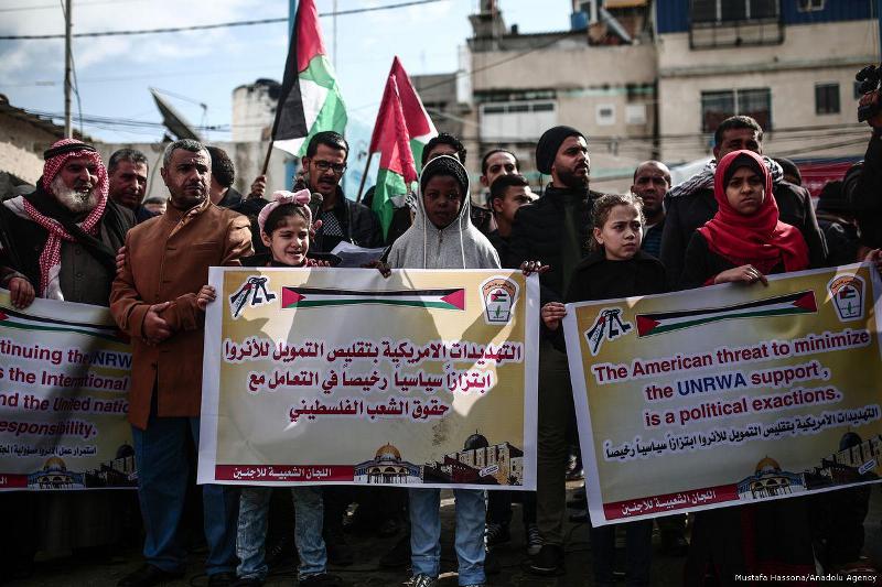Gazans protest against US decision on Al-Quds