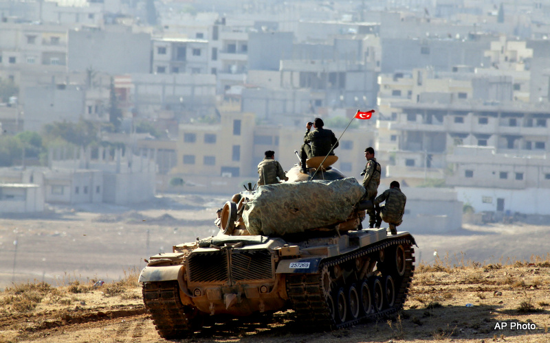 Turkish forces attempt to capture strategic district in northwest Afrin