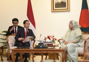 Usai Bertemu PM Hasina, Presiden Jokowi Kunjungi Pengungsi Rakhine State di Bangladesh