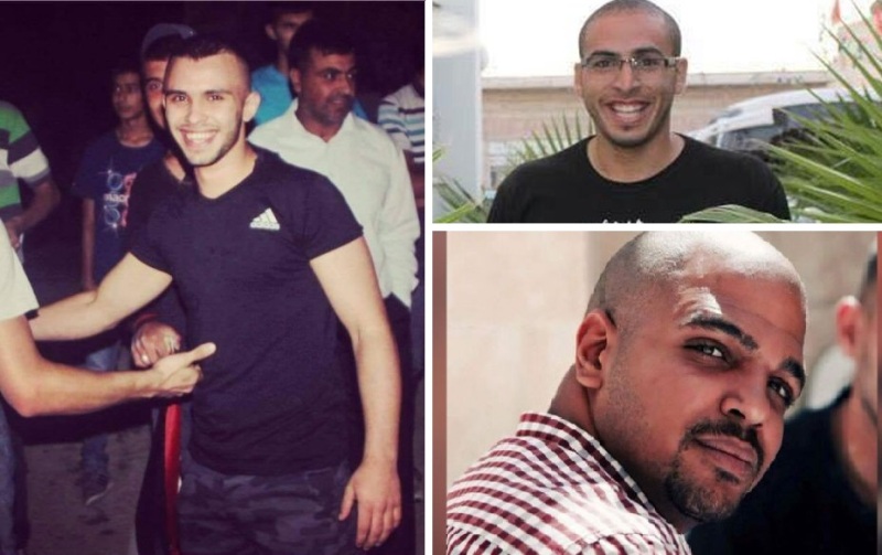 Palestinian youth activists under attack of Israeli soldiers 