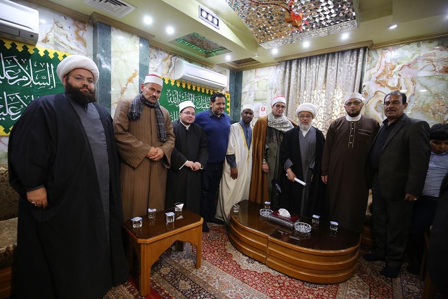 ممثل السيستاني يستقبل وفدا مصريا يمثل الازهر وعدد من المثقفين+(صور)