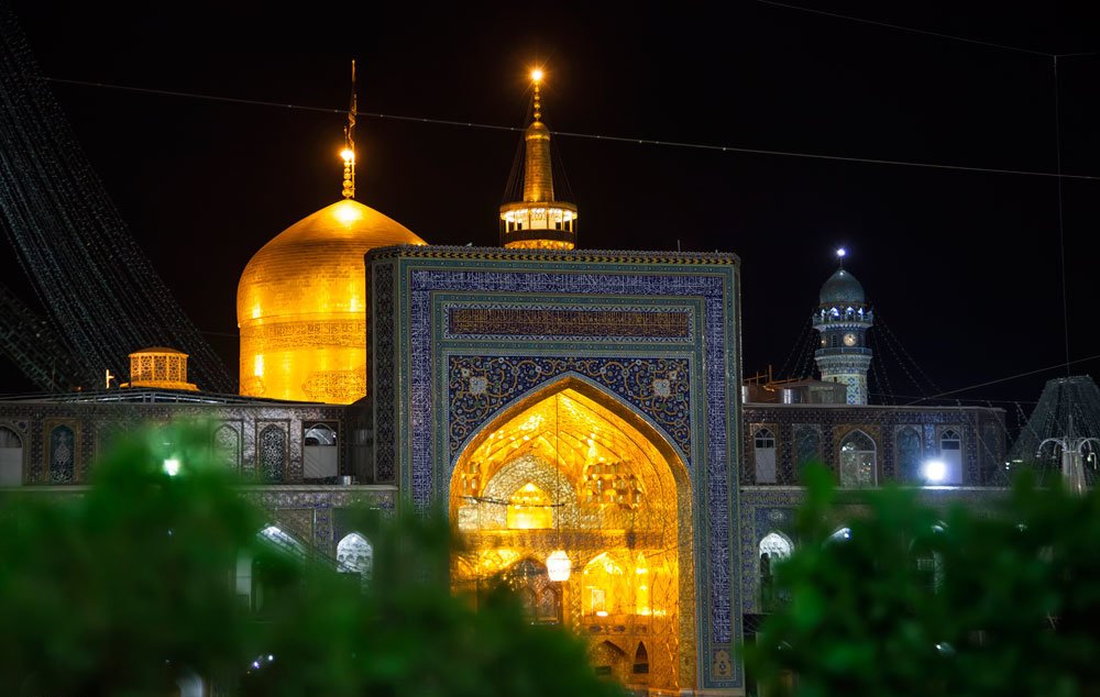 German orientalist converted to Islam at Imam Reza Holy Shrine in Iran's Mashhad