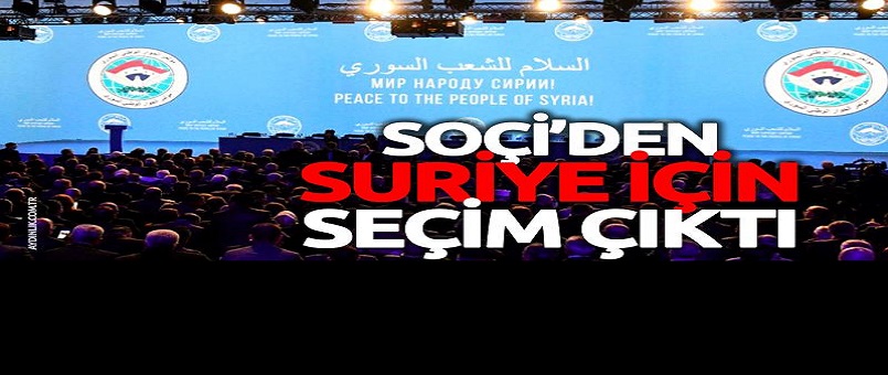 Soçi Zirvesi bildirisi açıklandı