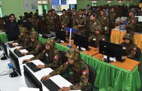 တပ္မေတာ္ ၾကည္း၊ ေရ၊ ေလ ပူးေပါင္းစစ္ဆင္ေရး ႏွစ္၂၀ အတြင္း ပထမဆံုးအႀကိမ္ ေလ့က်င့္ ပထမေန႔ စစ္ေရးေလ့က်င့္မႈတြင္ ျပည္ပႏုိင္ငံတစ္ႏိုင္င