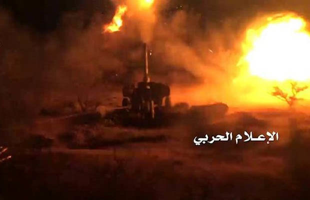 یمنی فورسز کے ہاتھوں سعودی عرب کی ایک بکتر بند گاڑی تباہ