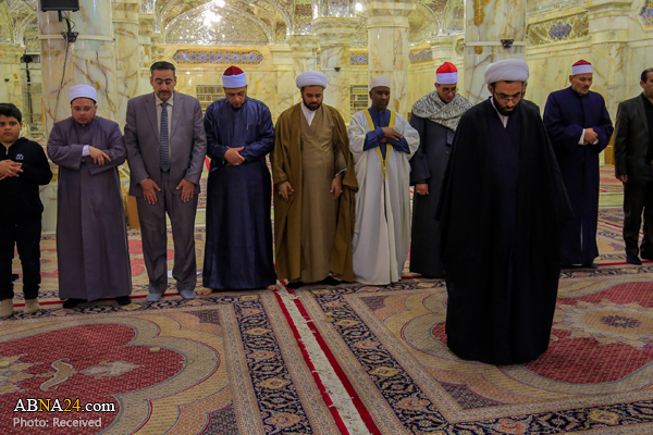الازہر یونیورسٹی کے اساتید کی حرم امام علی (ع) میں شرفیابی