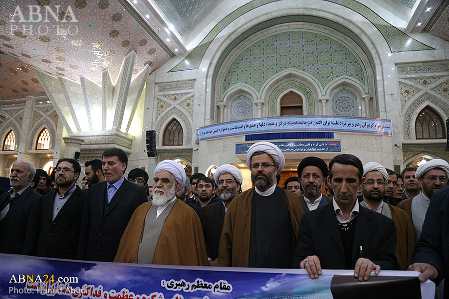 HIWM Ajtari y Funcionarios de la Asamblea Mundial de Ahlul Bait (P) Renovaron su Lealtad con los Ideales del Imam Jomeini