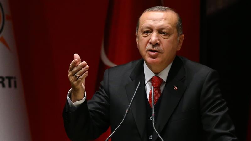 U.S. has calculations against Turkey, Iran, Russia in Syria: Erdogan