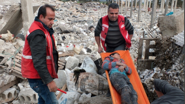 Turkish forces target Afrin’s Red Crescent Center with barrage of missiles