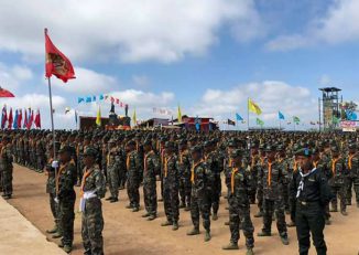အန္အယ္လ္ဒီအစိုးရ၏ ၿငိမ္းခ်မ္းေရးလုပ္ငန္းစဥ္ ခရီးမေပါက္ေသးဟု ဗိုလ္ခ်ဳပ္ႀကီးရြက္ဆစ္ေျပာ