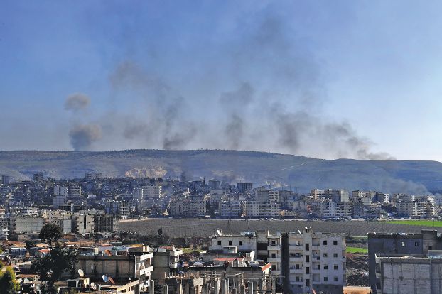 اكراد سوريا يتهمون الجيش التركي بقصف مدرسة ومحطة مياه بعفرين