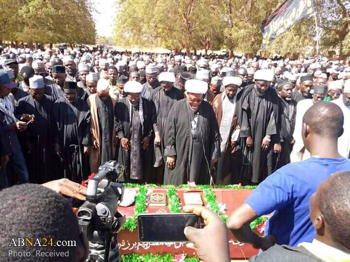 تقرير مصور/ تشييع ودفن جثمان الشهيد الشيخ "سوكوتو" عضو الحركة الاسلامية النيجيرية