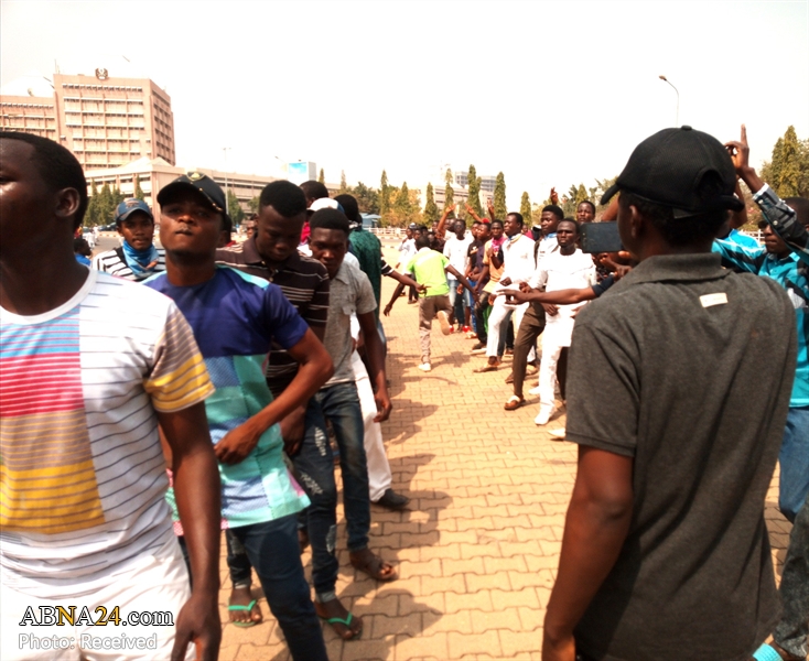 Free Sheikh Zakzaky Protest stormed National Assembly, Abuja