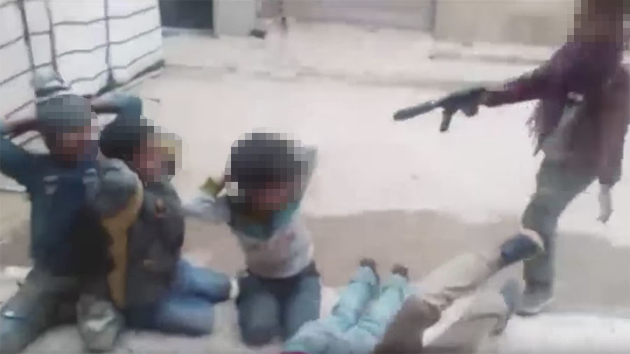 Shocking footage shows alleged Libyan children mimicking ISIS-style execution, Video