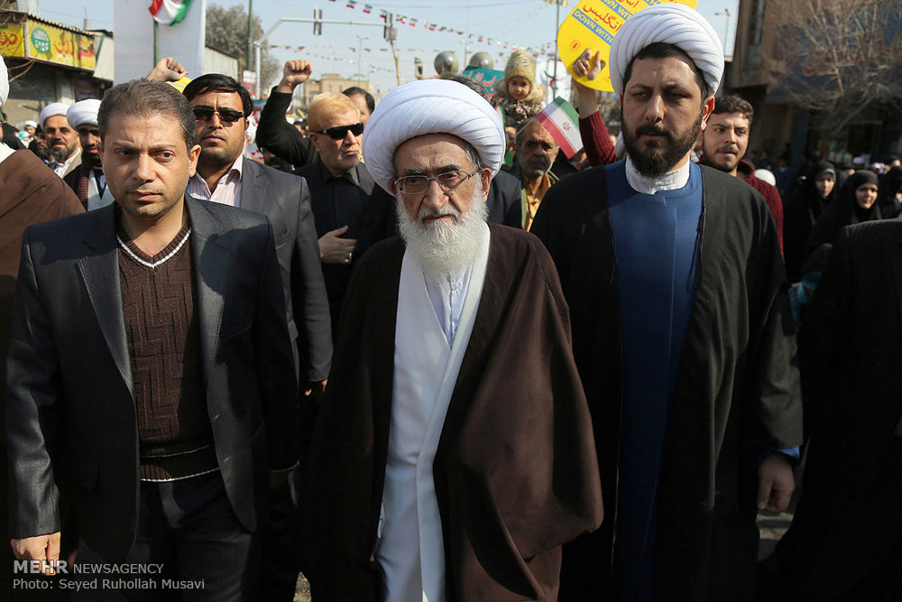Islamic Revolution anniv. rallies crushing response to US - says Grand Ayat. Noori Hamedani