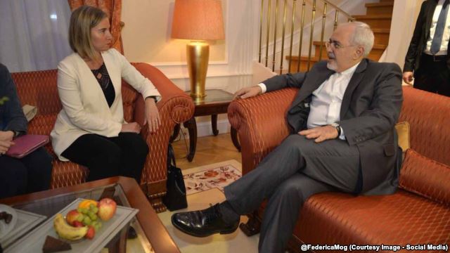 ایرانی وزیر خارجہ اور یورپی یونین کی خارجہ پالیسی کی سربراہ کی کویت میں ملاقات