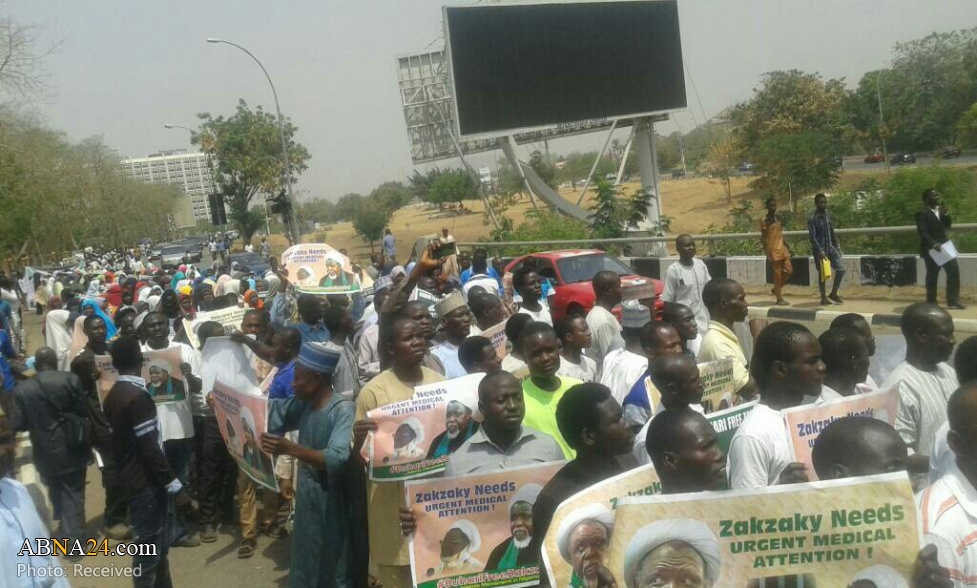 Huge Free Zakzaky procession in Abuja, Nigeria 