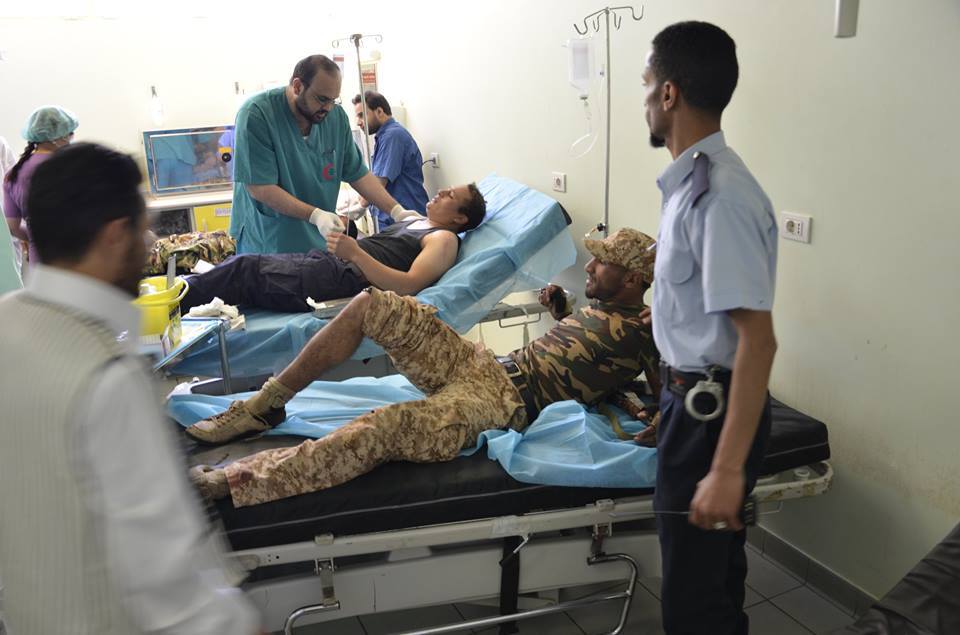 الجيش الليبي يعالج جنوده في أحد المستشفيات المصرية