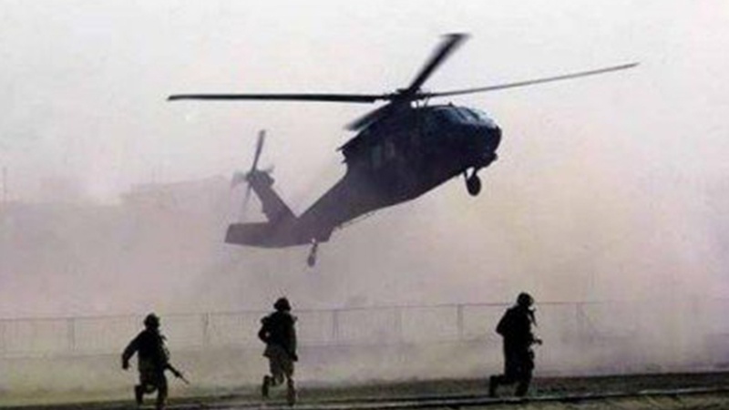 - "Helicópteros dos EUA transportam terroristas de Daesh para o Afeganistão"