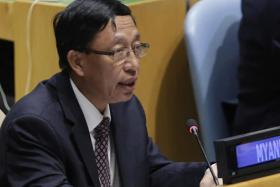 ရခိုင္ျပည္နယ္အေရး ျမန္မာအစိုးရ ႀကိဳးပမ္းေဆာင္ရြက္မႈမ်ားကို ကုလလံုၿခံဳေရးေကာင္စီတြင္ ျမန္္မာအၿမဲတမ္းကိုယ္စားလွယ္ ရွင္းလင္း ျပန္လည