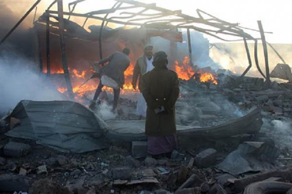 サウジアラビアのイエメン攻撃で、民間人１８人が死亡