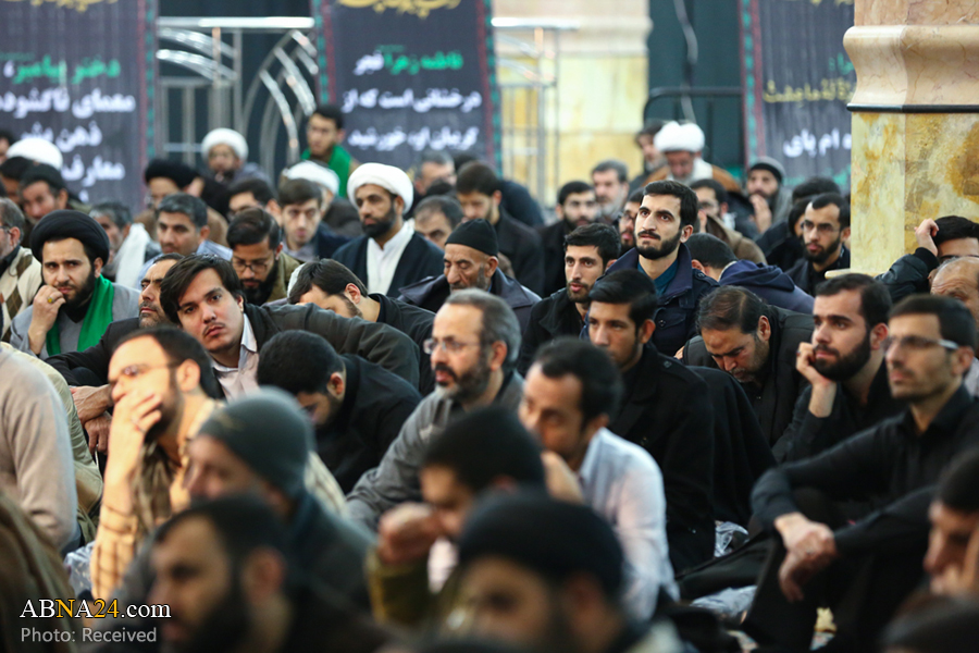 تقرير مصور/ مراسم عزاء في مسجد جمكران بمناسبة استشهاد السيدة "فاطمة الزهراء" (ع)