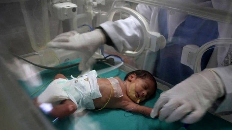 غزہ کے اسپتالوں میں 6 نوزائیدہ فلسطینی بچے جاں بحق