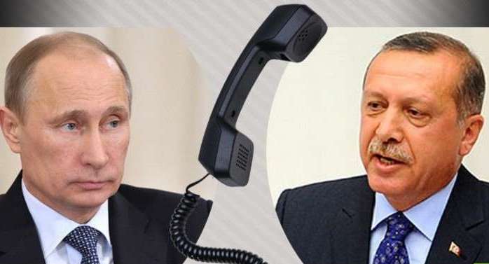 Putin, Erdogan discuss Syrian crisis