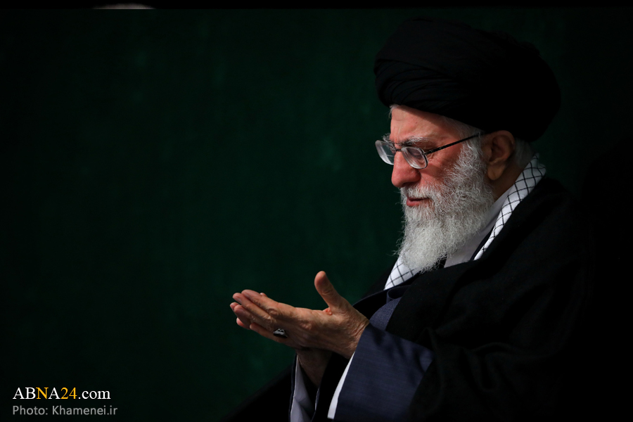رہبر انقلاب اسلامی کی موجودگی میں حضرت فاطمہ (س) کی شہادت کی مناسبت سے مجلس شام غریباں