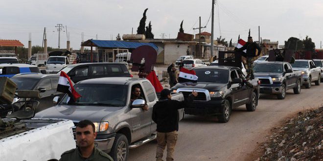 Arrivée de nouvelles forces populaires à Ifrine pour soutenir les habitants face à « Daech » et à l’agression turque