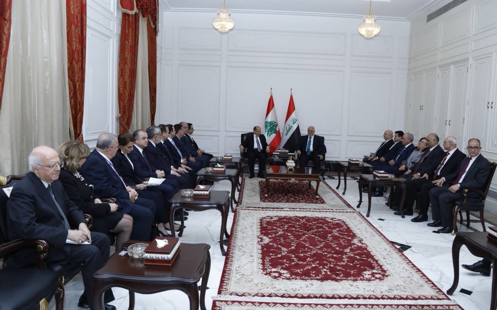 Aoun reiterates Lebanon's support for Iraq’s unity
