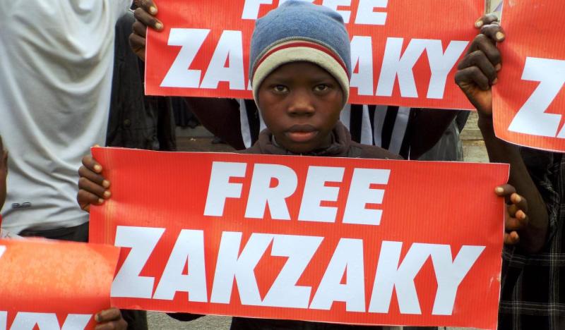 Nigeria's Buhari trying to obliterate mention of "Free Zakzaky"