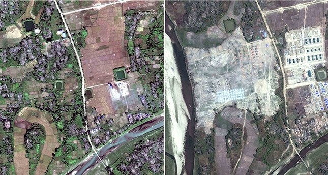 “Imágenes Satelitales Demuestran Como el Gobierno de Birmania ha Arrasado con Decenas de Aldeas Rohinyas” 