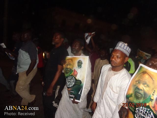 Free Zakzaky Protest in Kaduna on Friday Night 