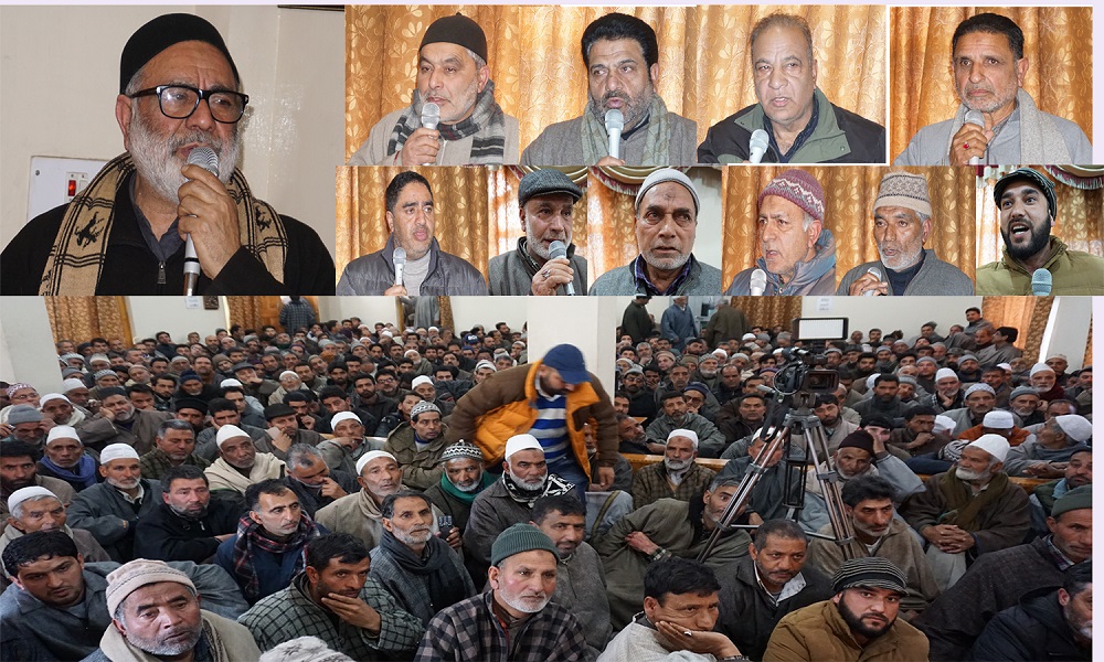 انجمن شرعی شیعیان کے اراکین و عاملین اور معتمدین کا غیر معمولی اجلاس صدر دفتر پر منعقد