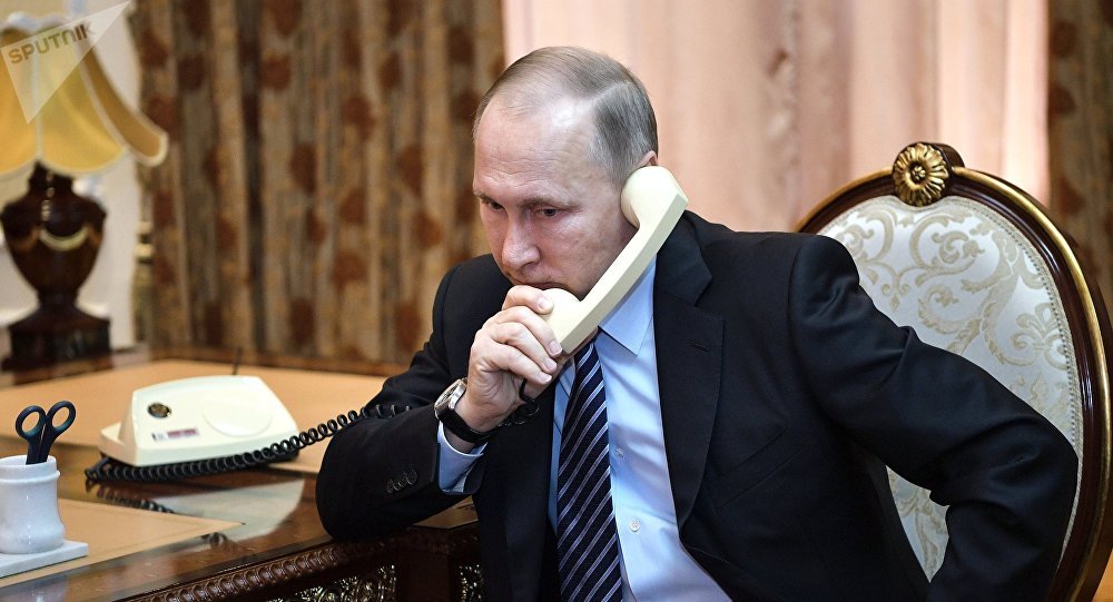 Putin discusses Syria with Merkel, Macron