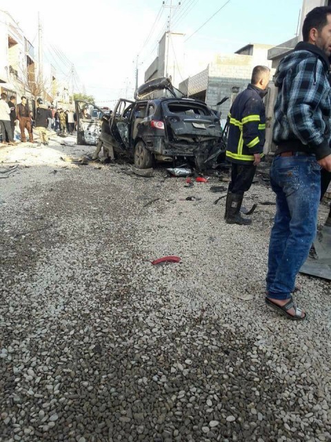 اصابة شخصين في انفجار عبوة ناسفة وسط اربيل+(صور)