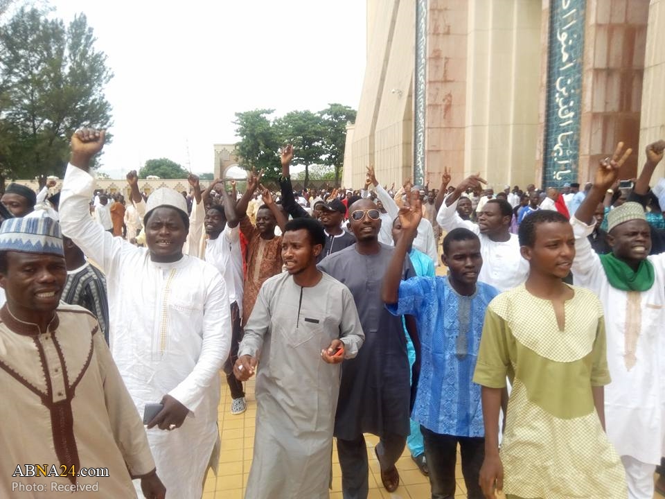 Islamic Movement stages "Free Zakzaky" protest at Abuja National Mosque