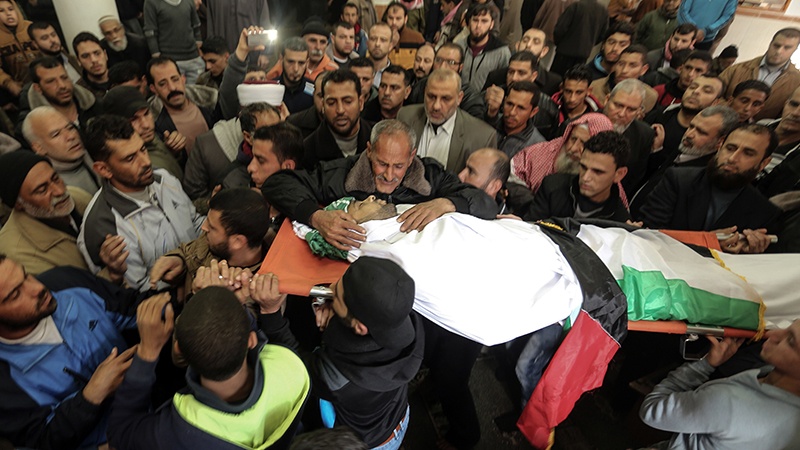 غزہ پٹی میں صہیونی فوجیوں کے ہاتھوں ایک فلسطینی کاشتکار شہید