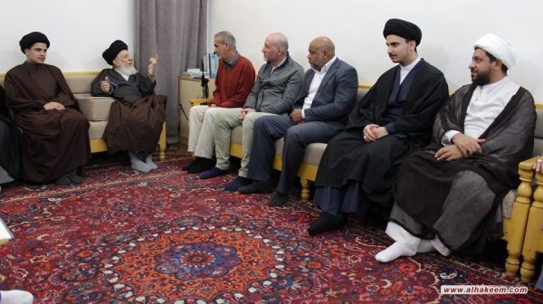 المرجع الحكيم يدعو إلى التحلي بأخلاق أهل البيت (ع) وبالمحبة والإنسانية