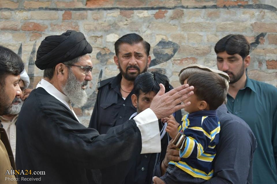 Senior Pakistani Shia cleric 'Allama Sajid Naqvi' visit martyrs' families in Dera Ismail Khan