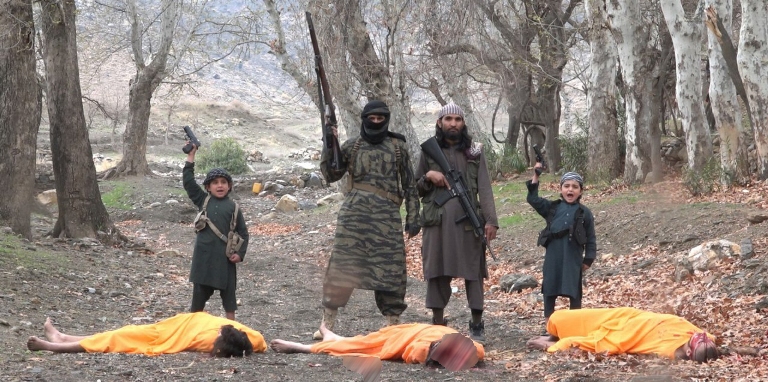 ISIS in Afghanistan releases photographs of small children participating in executions