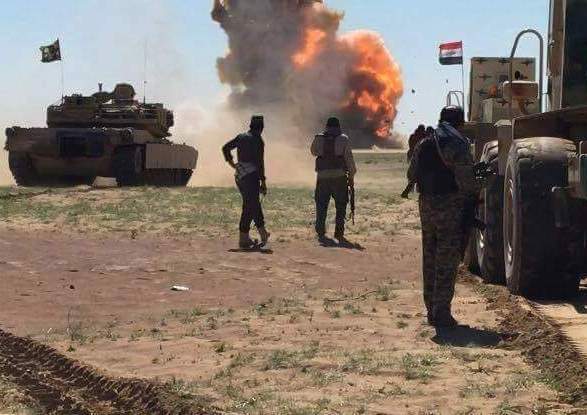 الحشد الشعبي يستهدف تجمعا لداعش "داخل الاراضي" السورية