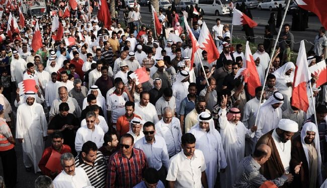 تظاهرة في بلدة سار بذكرى "الاحتلال السعودي" للبحرين والهجوم على دوار اللؤلؤة
