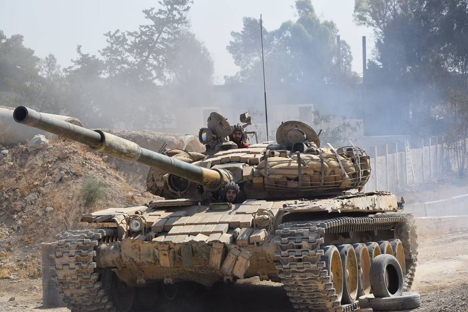 Syrian Army advances in Ghouta towards Kafr Batna, Saqba